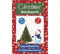 Christmas Word Search Puzzle Book: Word searches with Easy to Read Print about Christmas, Santa and the Festive Season (6 x 9 inches, 110 pages, 50+ ... for Holidays, Vacations and Free Times