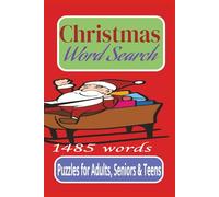 Christmas Word Search Puzzle Book: Word Searches with Easy to Read Print about Christmas, Santa Claus, Snowman, Reindeer and More / 6 x 9 inches, 330 ... / Gift for Vacation, Holidays and Free Times.