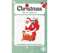 Christmas Word Search Puzzle Book: Word Searches with Easy to Read Print about Christmas, Santa, Elf and more I 6x9 inches, 110 pages I 50+ Puzzles… Gifts for Vacations, Holiday and Free Times