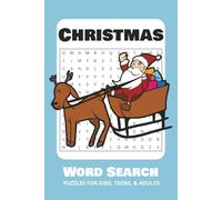 Christmas Word Search Puzzle Book: Word Searches with Easy to Read Print about Christmas, Santa, Presents, and More | 6x9 inches, 110 pages | 50+ ... Gift for Vacations, Holidays, and Free Times