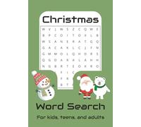 Christmas Word Search Puzzle Book: Word Searches with Easy to Read Print about Christmas, Santa, Snowman, and More | 6x9 inches, 110 pages | 50+ ... Gift for Vacations, Holidays, and Free Times