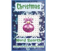 Christmas Word Search Puzzle Book: Word Searches with easy to read print about Christmas, Santa, Winter and more | 6x9 inches, 100 pages | 50 Puzzles, Solutions included | Gift for Vacations, Holidays and Free Times