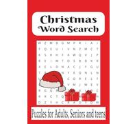 Christmas Word Search Puzzle Book: Word Searches with Easy To Read Print about Christmas, Sleigh bells, Reindeer and More| 6 X 9 inches | 110 pages | ... for Vacations, Holiday and Leisure Time