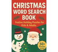 Christmas Word Search Puzzle Book: Word Searches with Easy to Read Print about Christmas, Snow, Presents, and More | 6x9 inches, 110 pages | 50+ Puzzles ... Gift for Vacations and Holidays