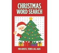 Christmas Word Search Puzzle Book: Word Searches with Easy to Read Print about Christmas, Winter, Holidays and More | 6x9 inches, 110 pages | 50+ Puzzles… Gift for Kids, Teens and Adults