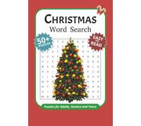 Christmas Word Search Puzzle Book: Word Searches with Easy to Read Print about Christmas, Winter Holiday, Advent Christmas and More / 6x9 inches, 110 ... Gift for Vacations, Holidays and Free Times