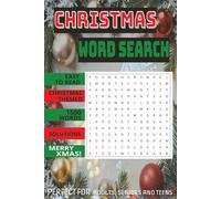 Christmas Word Search Puzzle Book: Word Searches with easy to Read Print, Christmas terms, category and more, 6" X 9", 127 pages, 1500 Words...: ... Times, Relief Anxiety Relief and Relaxation