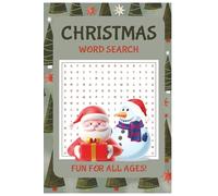 Christmas Word Search Puzzle: Word Searches with Easy to Read Print about Christmas, Holidays, and Much More! 6x9 inches, 110 pages with 50+ puzzles...Gift for Vacations, Holidays, or Free Time.