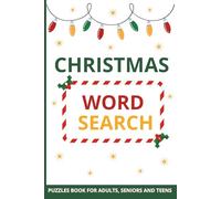 Christmas Word Search Puzzles Book: Word Searches with Easy-to-Read Print About Christmas, Winter, Holiday Fun, Festive Traditions, and More | 6x9 ... … Perfect Gift for Kids, Adults, and All Ages