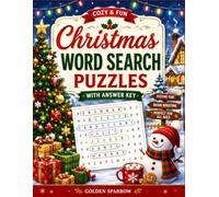 Christmas Word Search Puzzles with Answer Key: A Cozy Holiday Puzzle Book Filled with Festive Word Searches for Relaxation, Family Fun, Vocabulary Building & Screen-Free Entertainment