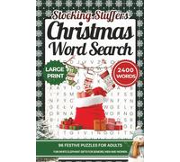 Christmas Word Search Stocking Stuffers for Adults Large Print: 96 Festive Puzzles in a 6 x 9 Travel Size Activity Book with 2400 Holiday Words and ... Elephant Gifts for Seniors, Men and Women