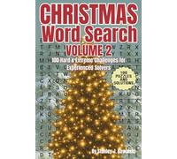 Christmas Word Search: Volume 2: 100 Hard & Extreme Challenges for Experienced Solvers (Holiday Word Search Puzzle Books)