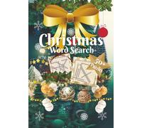 Christmas Word Search: Word Search Puzzles with Easy-to-Read Print about Christmas Holiday, Celebrations, Decorations and More, 6x9 inches, 120 pages, ... for Vacations, Holidays, and Relaxation