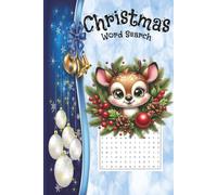 Christmas Word Search: Word Search with easy to read print I 6x9 inches, 110 pages I 50+ Puzzles, Great for Holiday Gifts, Free Times, and Vacations