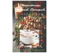 Christmas Word Search: Word search with easy to read words Print about Adults, Seniors & Teens and more | 6x9 inches, 110 pages | 50+puzzles, gift for vacations, Holidays and free time
