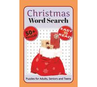 Christmas Word Search: Word Searches with Easy to Read Print about Christmas, Winter, Holidays and More | 6x9 inches, 110 pages | 50+ Puzzles ... Gift for Vacations, Holidays and Relaxation