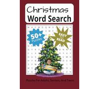 Christmas Word Search: Word Searches with Easy to Read Print about Christmas Word Search Book, Christmas Gifts, Christmas Story's and More | 6x9 ... Gift For Vacation, Holidays and Free Times