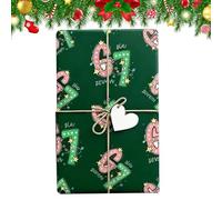 Christmas Wrapping Paper - Festival Party Decorations, Seasonal Party Decorations | Christmas Wrapping Paper Sheets For Birthday Festival Gathering Celebration Event Stocking Stuffers Kids Adults