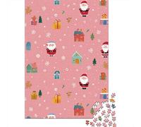 Christmas Wrapping Paper Roll-7 Puzzles Imposible,desafío for Adults Entretenimiento Creativo 1000 Piezas Obra De Arte De Juego De para Adultos, Regalos A Partir De 14 Años 70x50cm/1000pcs