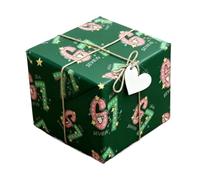 Christmas Wrapping Paper - Seasonal Party Decoration Sheets, Holiday Wrap Pack, Colorful Festive Design for Presents, Premium Wrapping Accessory, For Birthday Festival Gathering Celebration