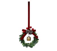 Christmas Wreath - 3.15 X 3.54 X 1.18 Inches Small Christmas Cabinets Wreaths, Outdoor Christmass Wreath | for Holiday New Year Living Room Bedroom Fireplace Stair Table Centerpiece Porch Cabinet