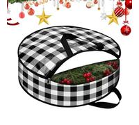 Christmas Wreath Bag, Wreath Storage Bag, Dustproof Wreath Organizer, Holiday Wreath Storage, Wreath Bag Zipper, Seasonal Wreath Organizer, Large Wreath Storage, Zipper Wreath Bag, Holiday Wreath Keep