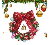 Christmas Wreath Craft,Creative Hands-On Activity | Long-Lasting Winter Christmas Wreath Crafting Set - Seasonal Décor For Window Mantel Indoor Restaurant Wall Fence Dining Room Patio