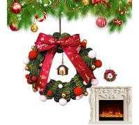 Christmas Wreath Craft,Creative Hands-On Activity | Long-Lasting Winter Christmas Wreath Crafting Set - Seasonal Décor For Window Mantel Indoor Restaurant Wall Fence Dining Room Patio