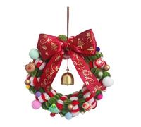 Christmas Wreath Craft, Festive Hands-On Holiday Activity, Winter DIY Wreath Making Set for Christmas Crafting Adults Home Classroom Window Mantel Indoor Wall 7.48 Inches