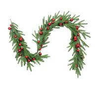 Christmas Wreath- Lightweight Artificial Cedar Door Wreaths Holiday Decor | Portable Christmas Decorations Garland For Fireplace Thanksgiving Table Indoor Farmhouse Yard Patio Garden Porch