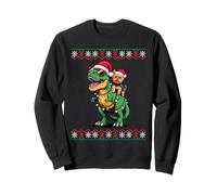 Christmas Yorkshire Terrier T-Rex Dinosaur Yorkie Sudadera