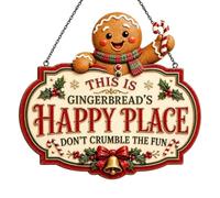 Christmass Christmas Door Sign | 2D Acrylic Winter Holiday Hangable Wall De