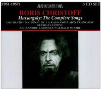 Modeste moussorgski intégrale des melodies