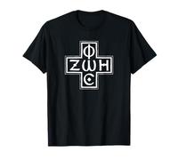 Christograma Griego ortodoxo Phos Zoe Cruz Camiseta