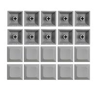 Christol Keycap DSA 1U Keycap Set PBT Keycaps en Blanco Perfil DSA 1U Altura Keycap Set para Teclado mecánico para Juegos 20 Piezas