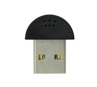 Christol micrófono Mini USB 2,0 para Ordenador portátil/Escritorio Software de reconocimiento de Voz Adaptador Receptor sin Controlador para PC y portátil
