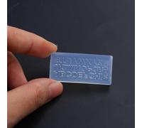 Christol Molde de Silicona Mini Letras y números Decoraciones artísticas de uñas 3D Molde de Epoxi de Cristal UV Molde de Silicona