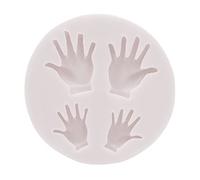 Christol Moldes de Fondant DIY Moldes de Chocolate Molde de Postre Herramientas de decoración de Pasteles en Forma de Palmas Grandes y Pequeñas Material de Silicona para Hornear DIY