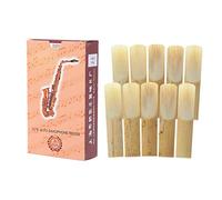 Christol Paquete de 10 cañas de saxofón Eb Alto fuerza 1,5 2,0 2,5 3,0 3,5 4,0 caña de saxofón accesorios de piezas de instrumentos de viento de madera