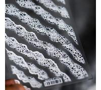 Christol pegatina 1 hoja bricolaje cristal epoxi relleno decorativo resina pintada simulación de ondas relleno manualidades Material adhesivo