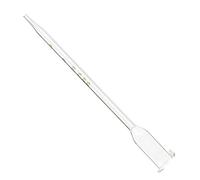 Christol Wineometer 13 cm Elaboración de Vino Alcoholímetro Probador para Vino Alcohol con termómetro Medida Prueba Medidor de concentración Material de Vidrio