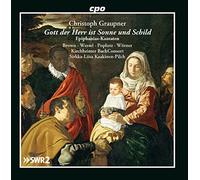 Christoph Graupner : Cantates de l'Epiphanie. Brown, Wessel, Poplutz, Wörner, Kaakinen-Pilch.
