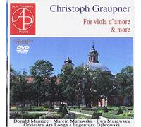 Christoph Graupner : Concertos pour viole d'amour, alto et orchestre. Maurice, Murawski, Murawska, Dabrowski. [Alemania] [DVD]
