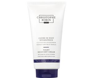 Christophe Robin - Night Recovery Cream with White Lotus Flower - Mascarilla y tratamiento capilar 150 ml