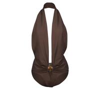 Christopher Esber - Mineral Stone One-piece - Swimwear - Mujer - Marrón - S -