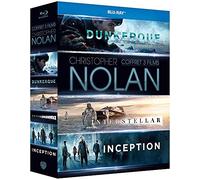Christopher Nolan - Coffret 3 films : Inception + Interstellar + Dunkerque [Francia] [Blu-ray]