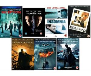 Christopher Nolan Collection Inception, Memento, The Prestige, Batman Begins, The Dark Knight, The Dark Knight Rises and Insomnia by Leonardo DiCaprio