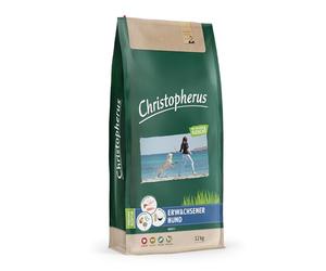Christopherus Adult, Comida seca para perros con carne fresca para adultos Perros Razas medianas a grandes, 12 kg