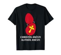 Christos Anesti Tsougrisma Ortodoxo Griego Vacaciones de Pascua Camiseta