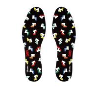 Christou 1910 Plantillas Anatómicas Ecológicas para Niños con Soporte del Arco, Absorción de Impactos y Estabilización del Pie (Thunder Negro, 35-37)